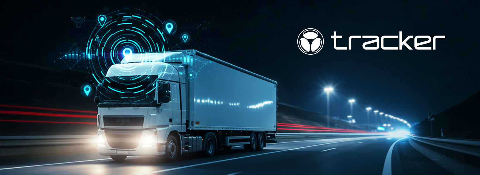 Caminhão sendo rastreado pela tecnologia Tracker, lider em recuperação de caminhões e carretas roubados.