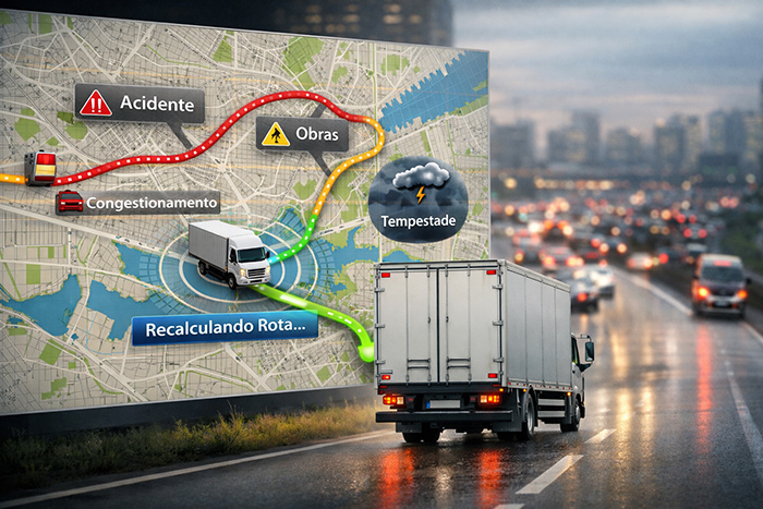 Tendência logística 2026 uso de IA em rotas